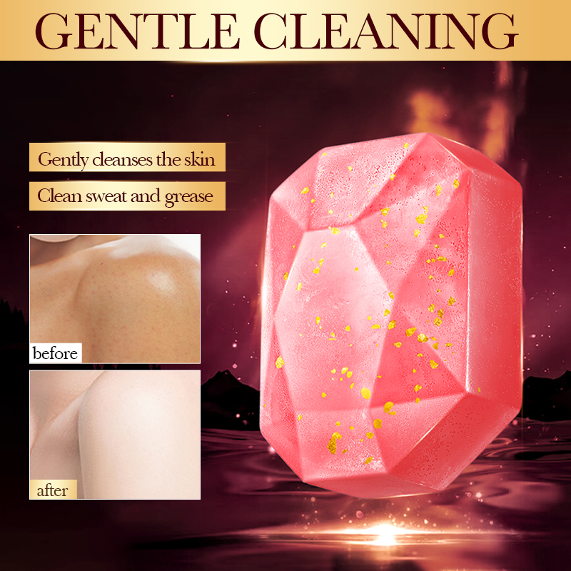Luxury Skincare Essential - Rose Gold Foil Handmade Soap –