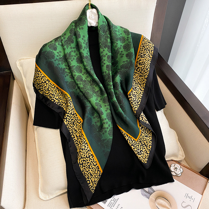 90*90cm Women Square Silk Scar - Luxury Skincare Headband review and price