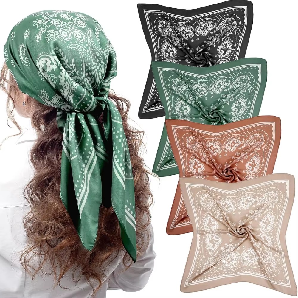 Luxury Brand Silk Square Paisl - Luxury Skincare Headband review and price